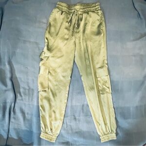 Guess Gorgeous  Green Joggers with Coral Accents